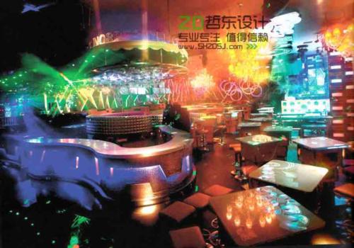 舞姿妖嬈  哈爾濱紅森會酒吧設(shè)計(jì)效果圖欣賞