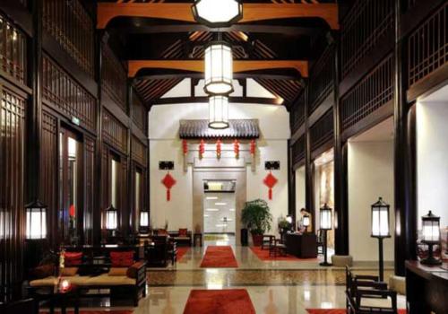 酒店大堂設(shè)計說明　　酒店大堂設(shè)計效果圖