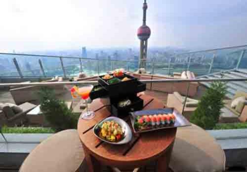 最獨特景觀餐廳獎－－上海Ｆｌａｉｒ頂層餐廳酒吧設(shè)計欣賞