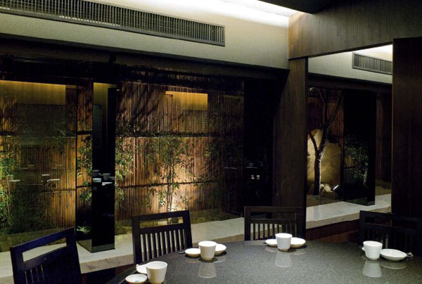 星級(jí)酒店餐廳設(shè)計(jì)精致享受  石庭兼六園日本料理設(shè)計(jì)賞析