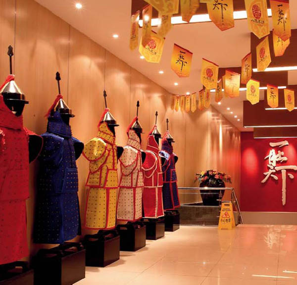 特色文化主題酒店餐廳設(shè)計(jì)  八旗羊湯石家莊店設(shè)計(jì)欣賞