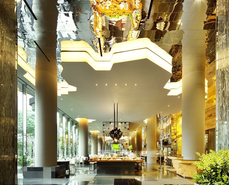 新加坡PARKROYAL花園酒店會所設計欣賞