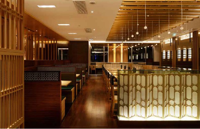 傳統(tǒng)日式餐廳 北京的勝博殿餐飲會(huì)所設(shè)計(jì)