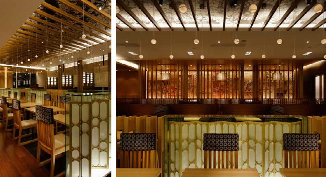 傳統(tǒng)日式餐廳 北京的勝博殿餐飲會(huì)所設(shè)計(jì)