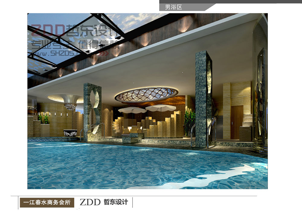 山西·太原一江春水洗浴會所設(shè)計案例欣賞