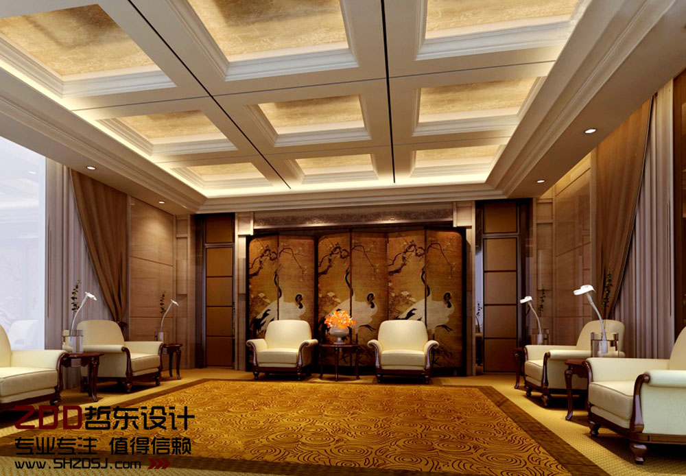 周口萬里國際五星級(jí)酒店接待室設(shè)計(jì)方案效果圖
